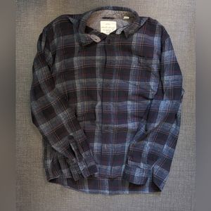 Weatherproof Blue flannel Men's XL